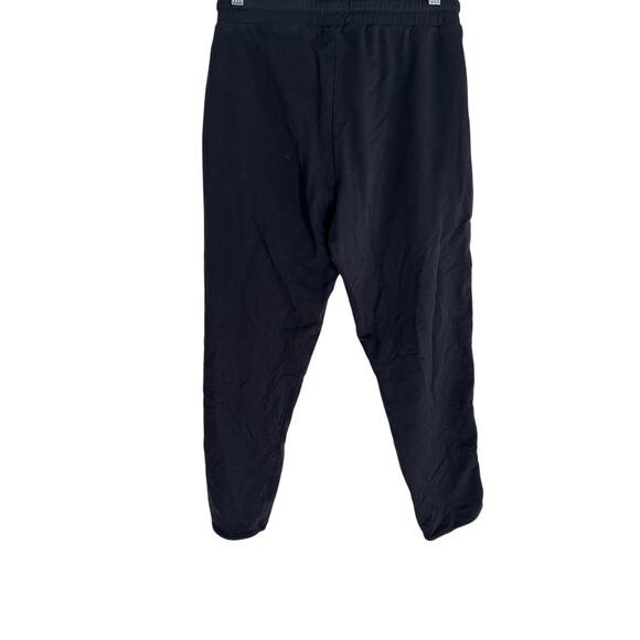 Pact Sweat Pants Womens Black Organic Cotton Pockets Slit Hem Loungewear - Picture 2 of 9